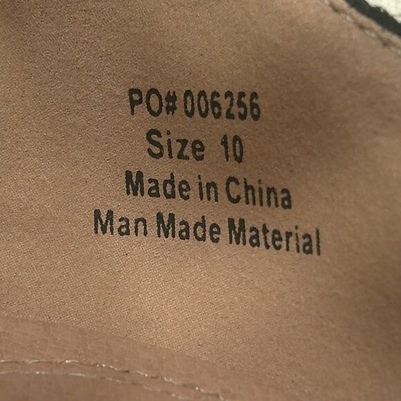 Journee Collection Foster Retro Pin up Style Black Almond Toe Pump Heels Size 10 - Picture 5 of 12